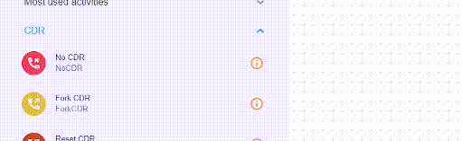 Drag Activity Button